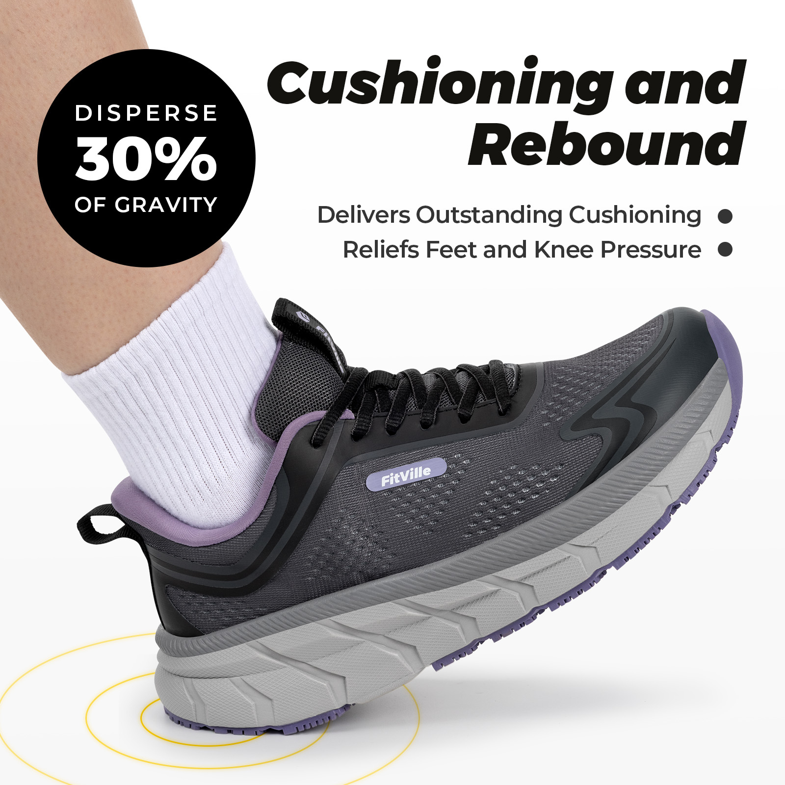 Fitville Women's Sports Shoes  - огляд і ціна Breathable Mesh Athletic Shoes