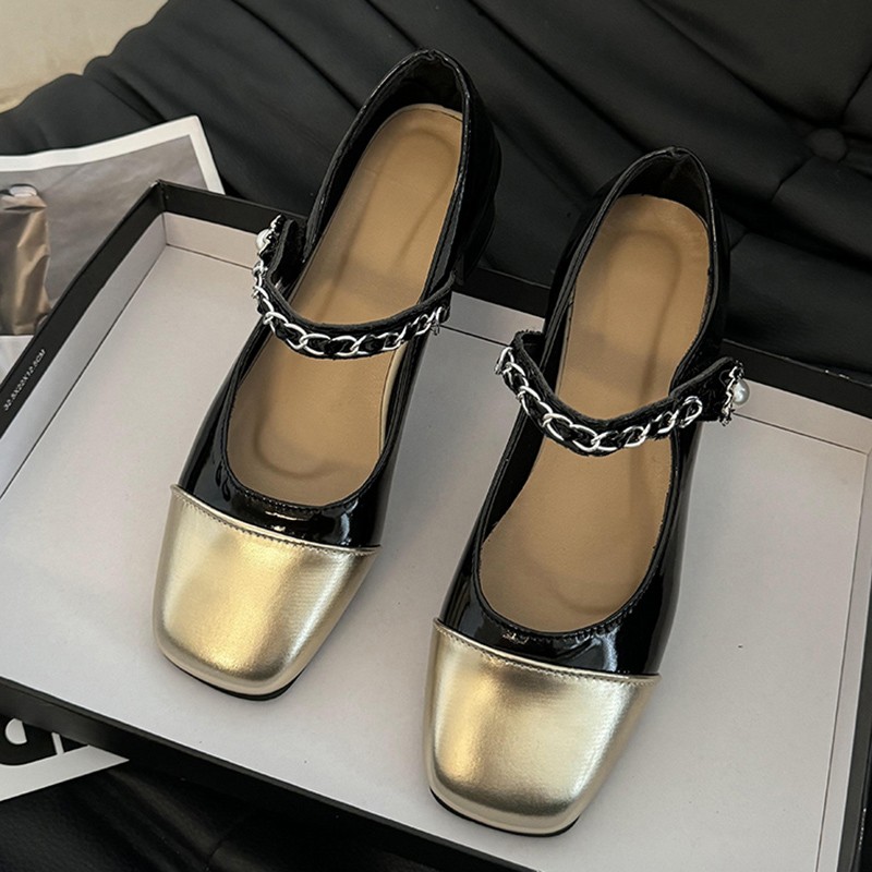 2026 Pearl Clasp Thick-Topped  - огляд і ціна Sandals