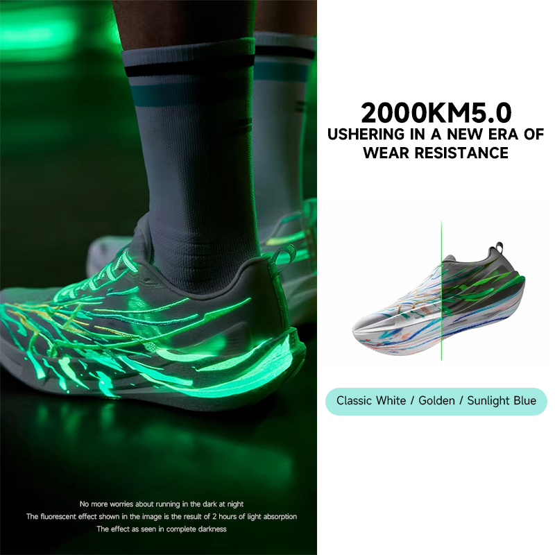XTEP 2000km 5.0 New Colors Run - огляд і ціна Reflective Night Running Shoes